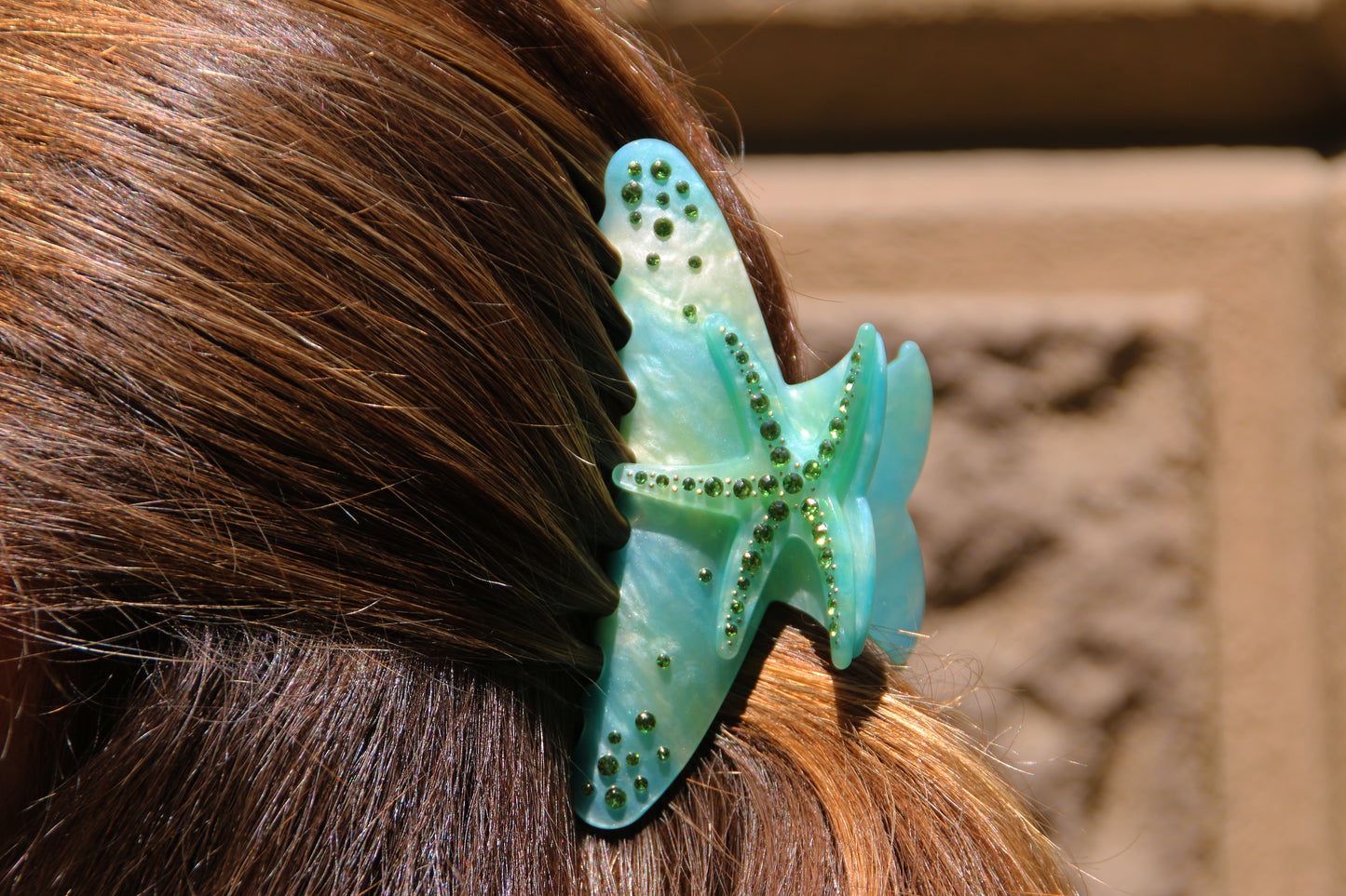 MERMAID HAIR CLIP-BLUE