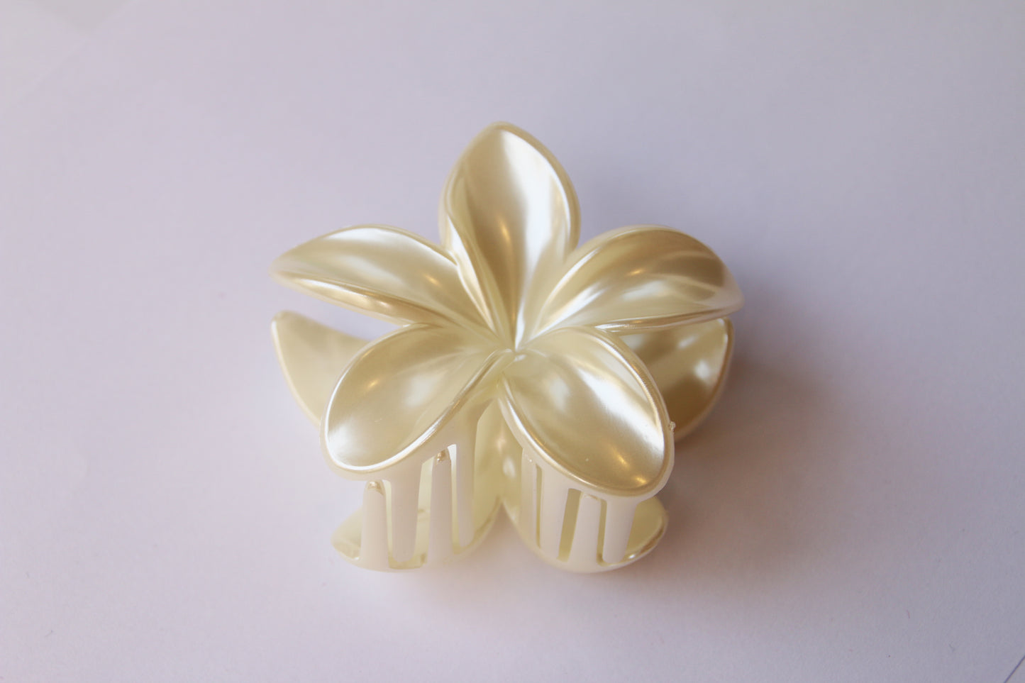 MALLORCA HAIR CLIP-WHITE