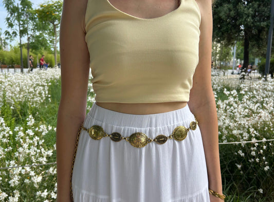 Belt Chain with Ornaments-Gold